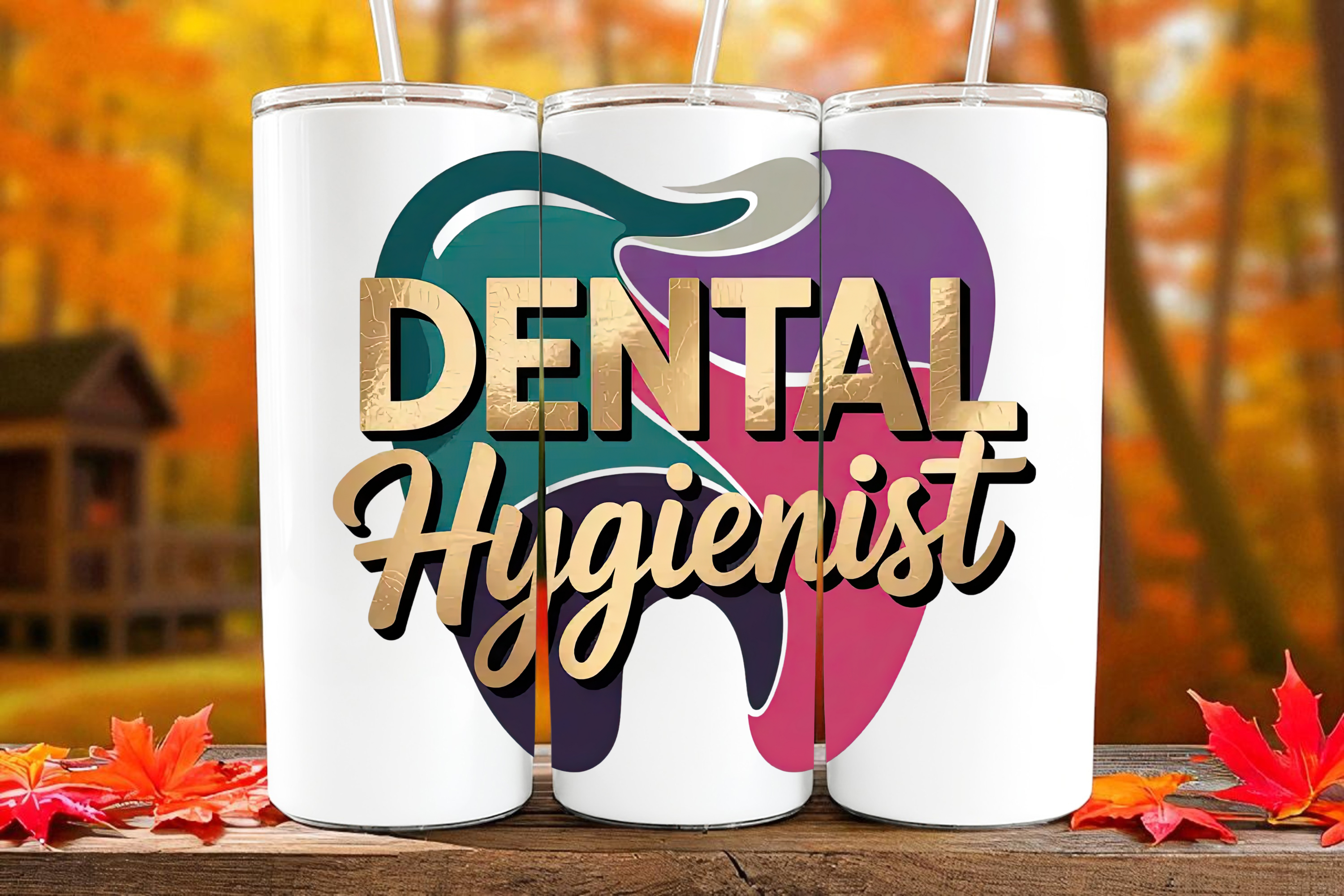 🦷 Dental Collection 20oz Sublimation Tumbler