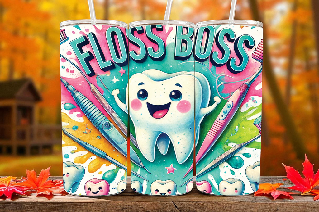 🦷 Dental Collection 20oz Sublimation Tumbler
