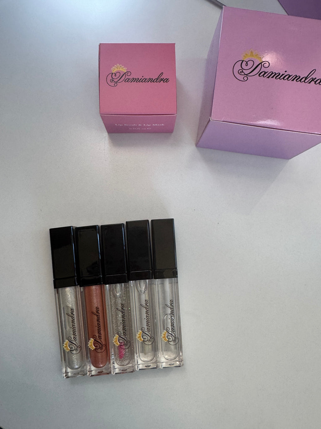 LED Light Lip Gloss with Mirror