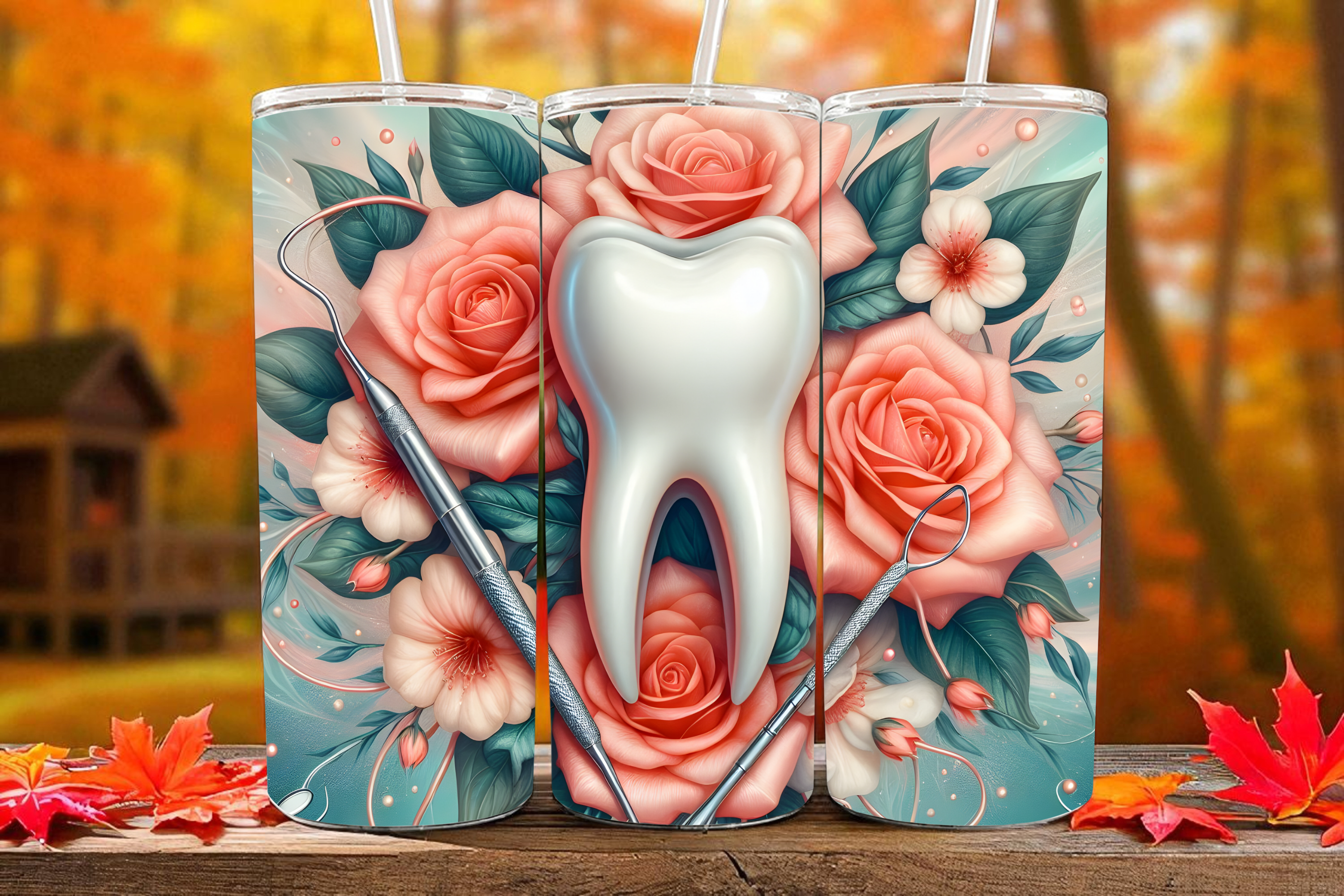 🦷 Dental Collection 20oz Sublimation Tumbler