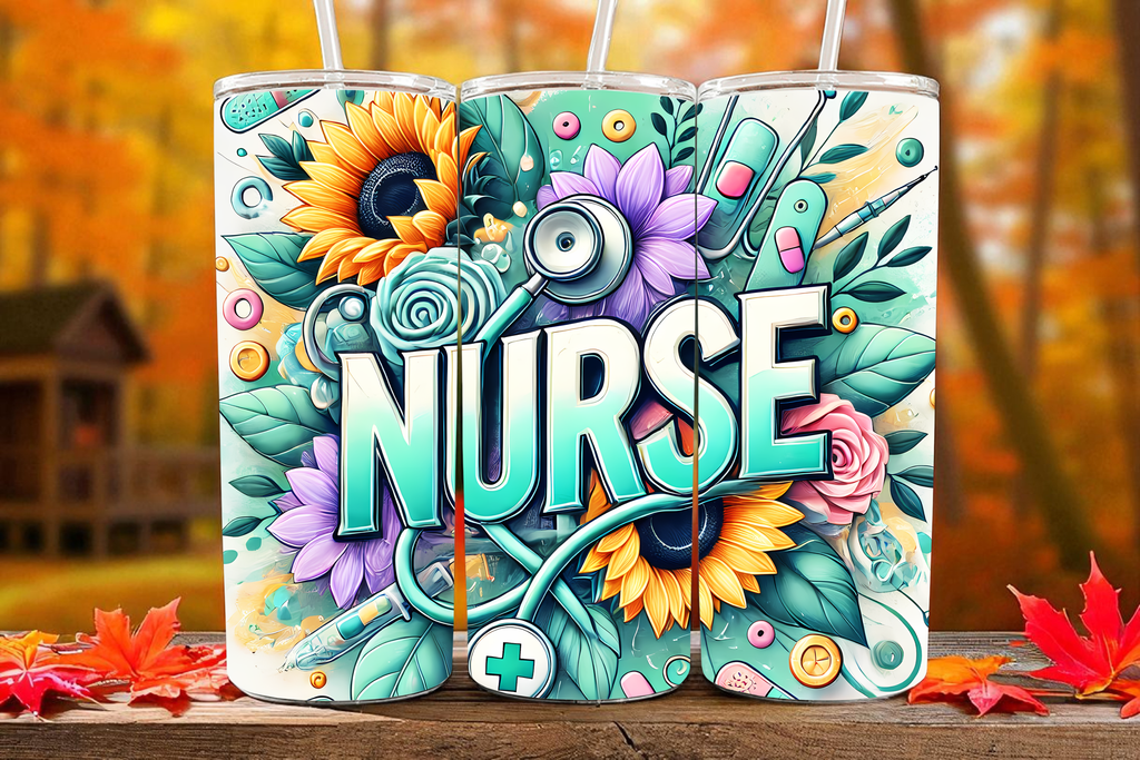 Nurse Sublimation Tumbler  Collection – 🌻💉