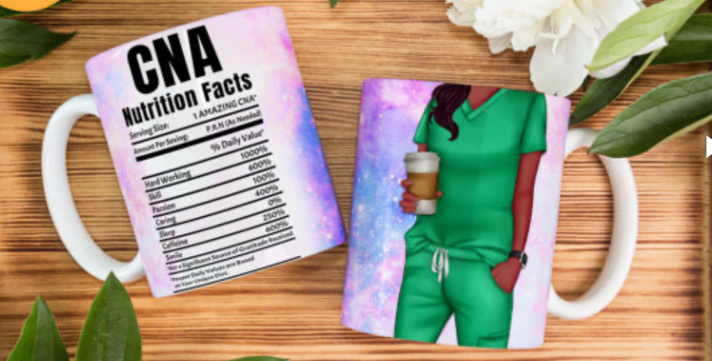 CNA Nutrition Facts Mug