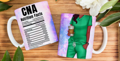 CNA Nutrition Facts Mug