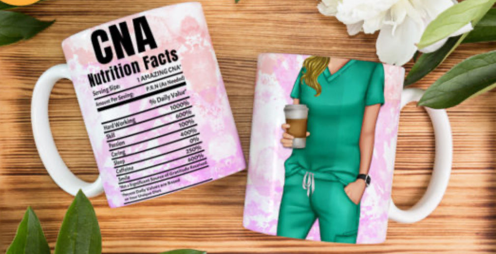 CNA Nutrition Facts Mug