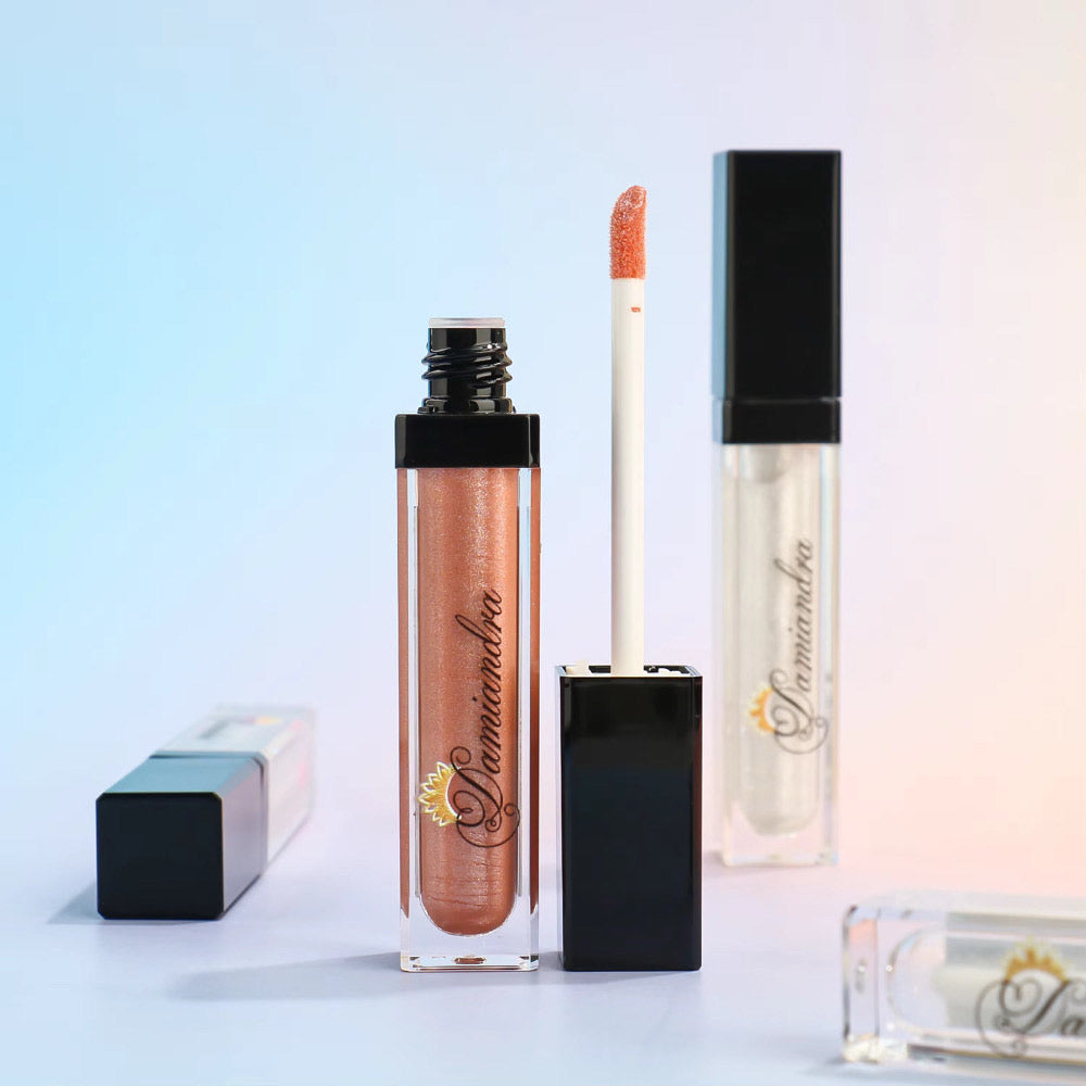 LED Light Lip Gloss with Mirror