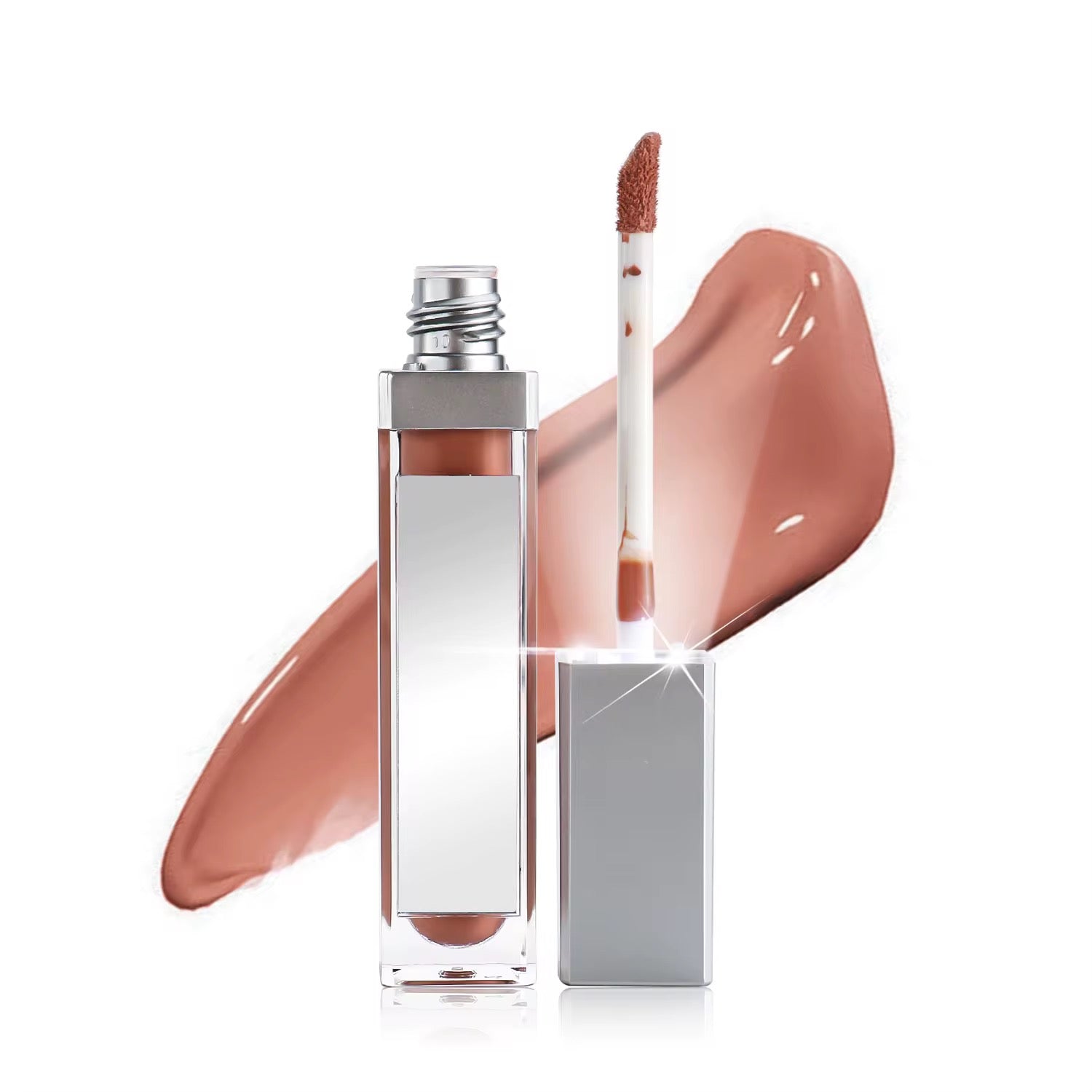 LED Light Lip Gloss with Mirror