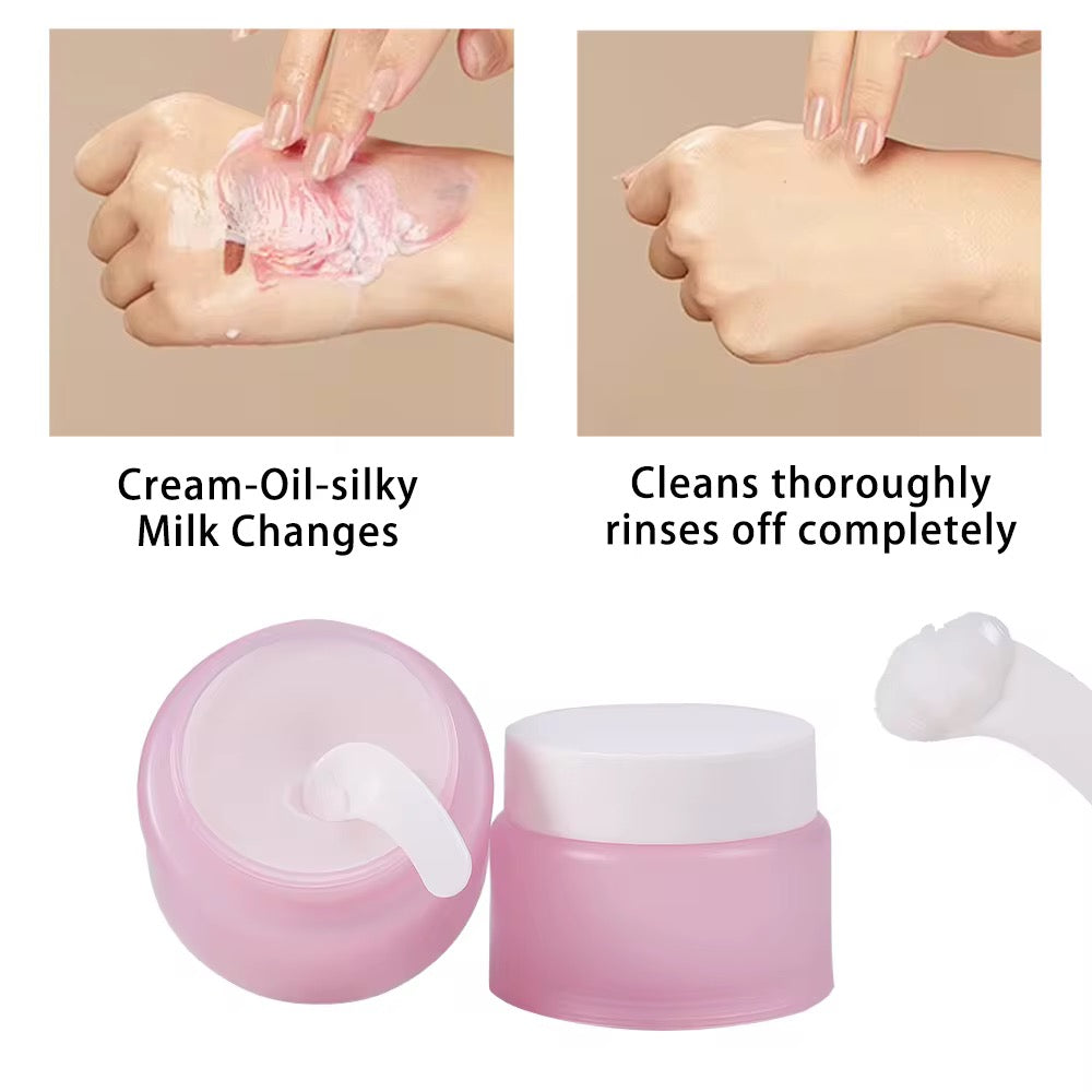 Vegan Organic Facial Cleansing Makeup Remover Balm