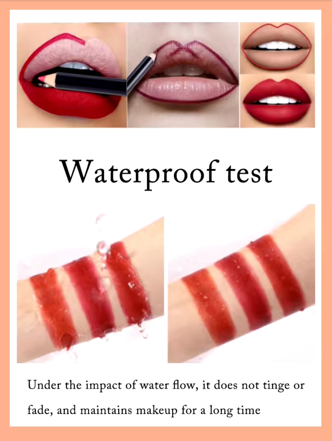 Matte Lipstick & Lip Liner Set – Long Lasting, Waterproof & Smudge-Proof