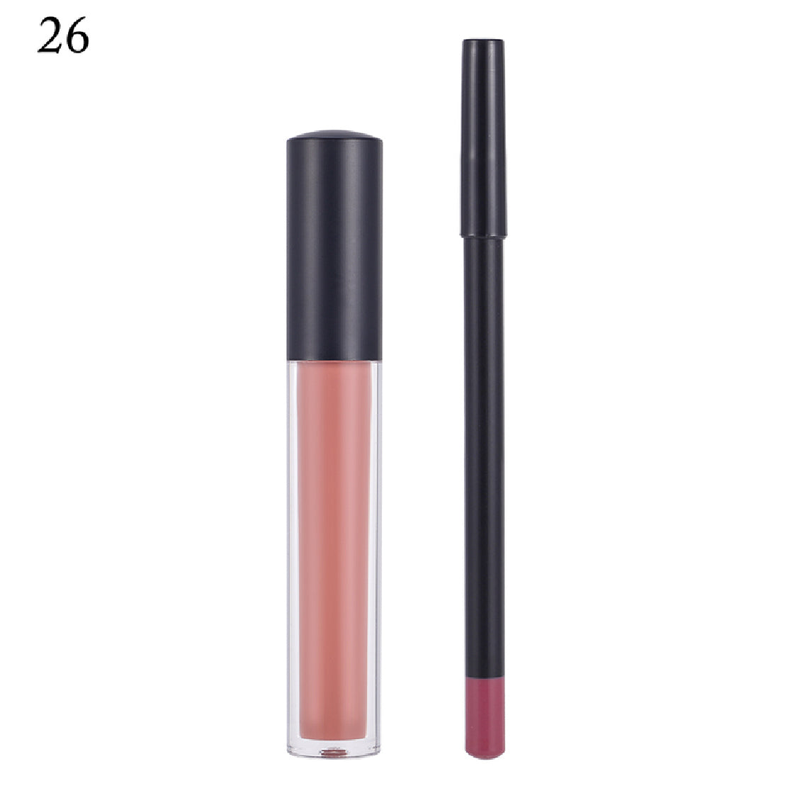 Matte Lipstick & Lip Liner Set – Long Lasting, Waterproof & Smudge-Proof