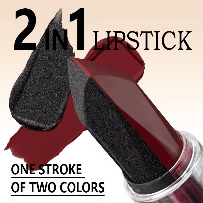 2-in-1 Double Color Changing Matte Lipstick