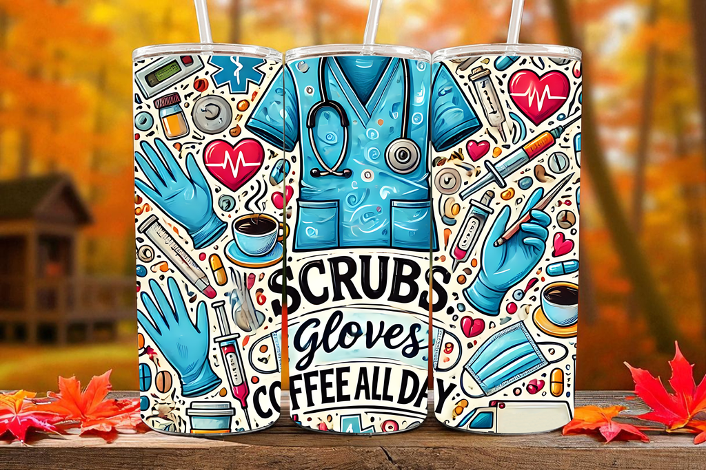 Nurse Sublimation Tumbler  Collection – 🌻💉