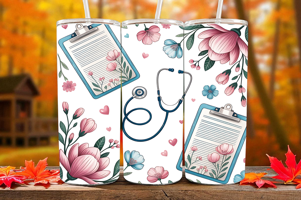 Nurse Sublimation Tumbler  Collection – 🌻💉