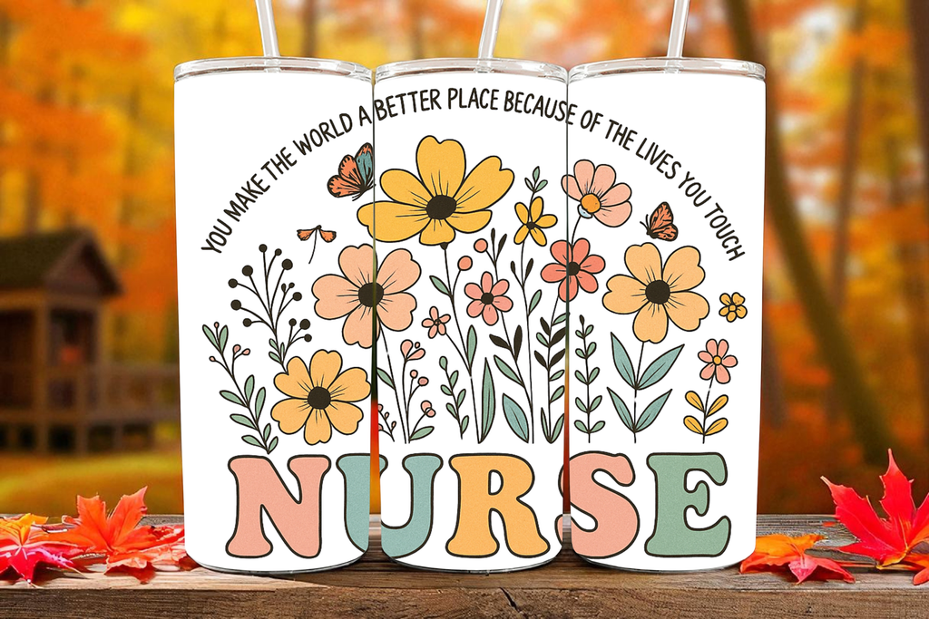 Nurse Sublimation Tumbler  Collection – 🌻💉