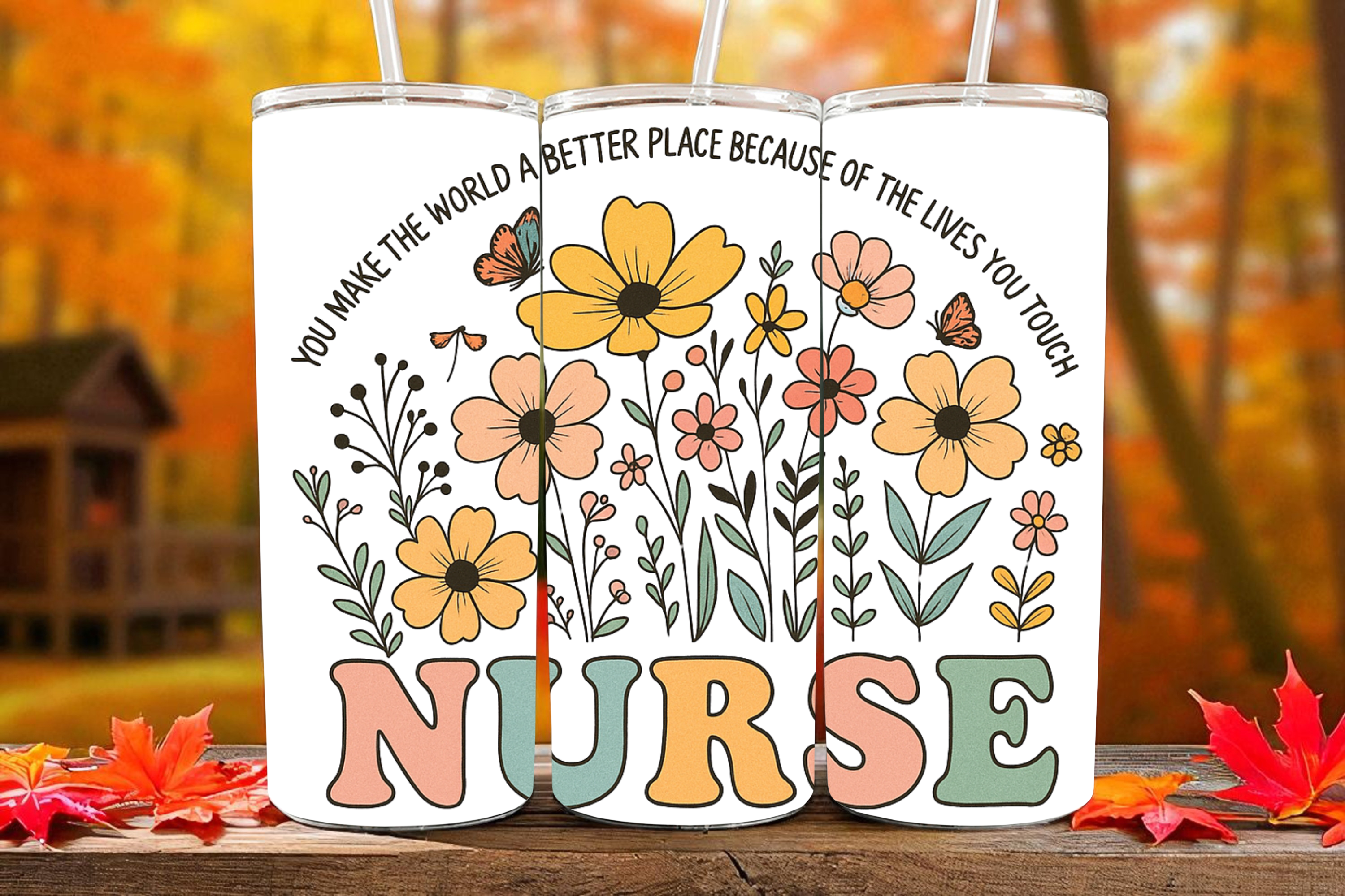 Nurse Sublimation Tumbler  Collection – 🌻💉