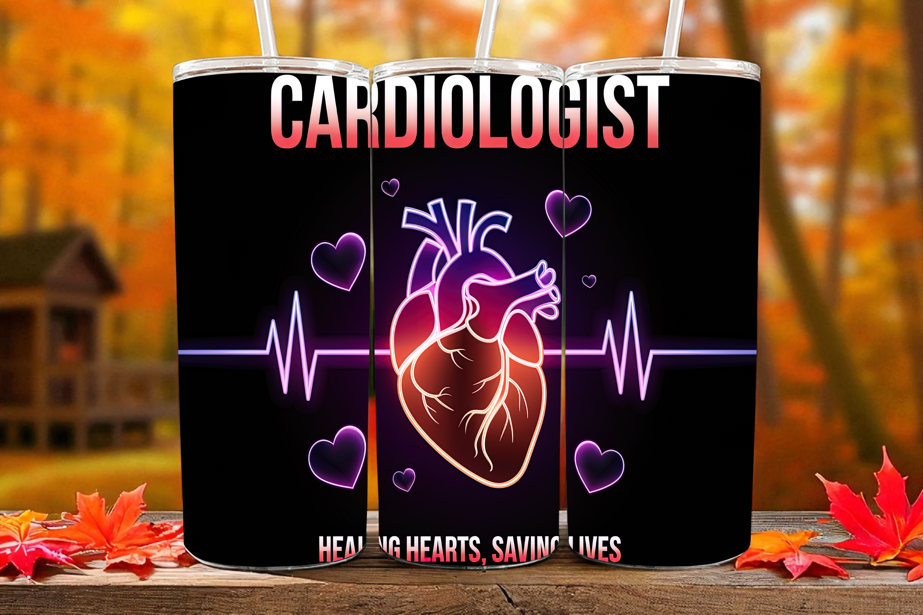 Cardiologist Sublimation Tumbler – Healing Hearts, Saving Lives ❤️‍🔥